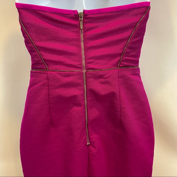 Bec and Bridge Argon Bustier Mini Dress in Bright Fuchsia Pink size 4 - Picture 8 of 17